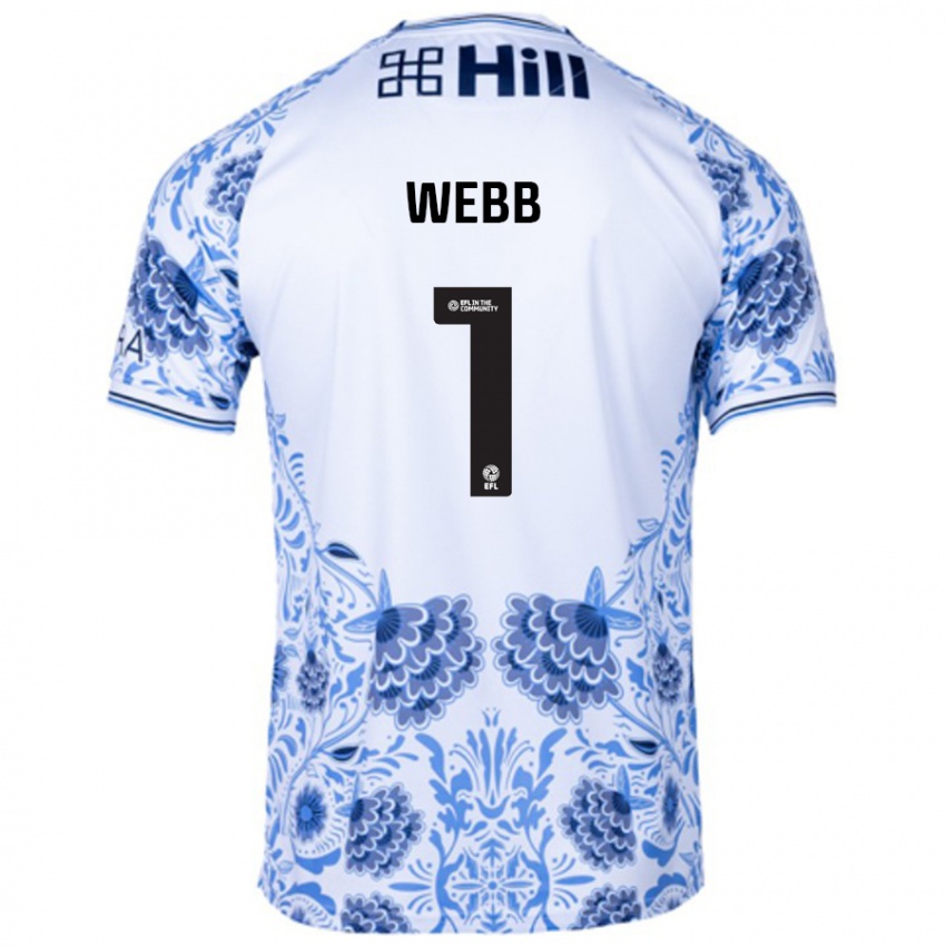 Homem Camisola Lauren Webb #1 Azul Branco Alternativa 2024/25 Camisa Brasil