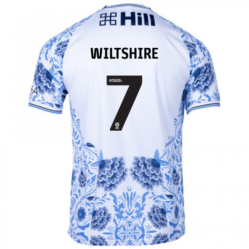 Homem Camisola Sarah Wiltshire #7 Azul Branco Alternativa 2024/25 Camisa Brasil