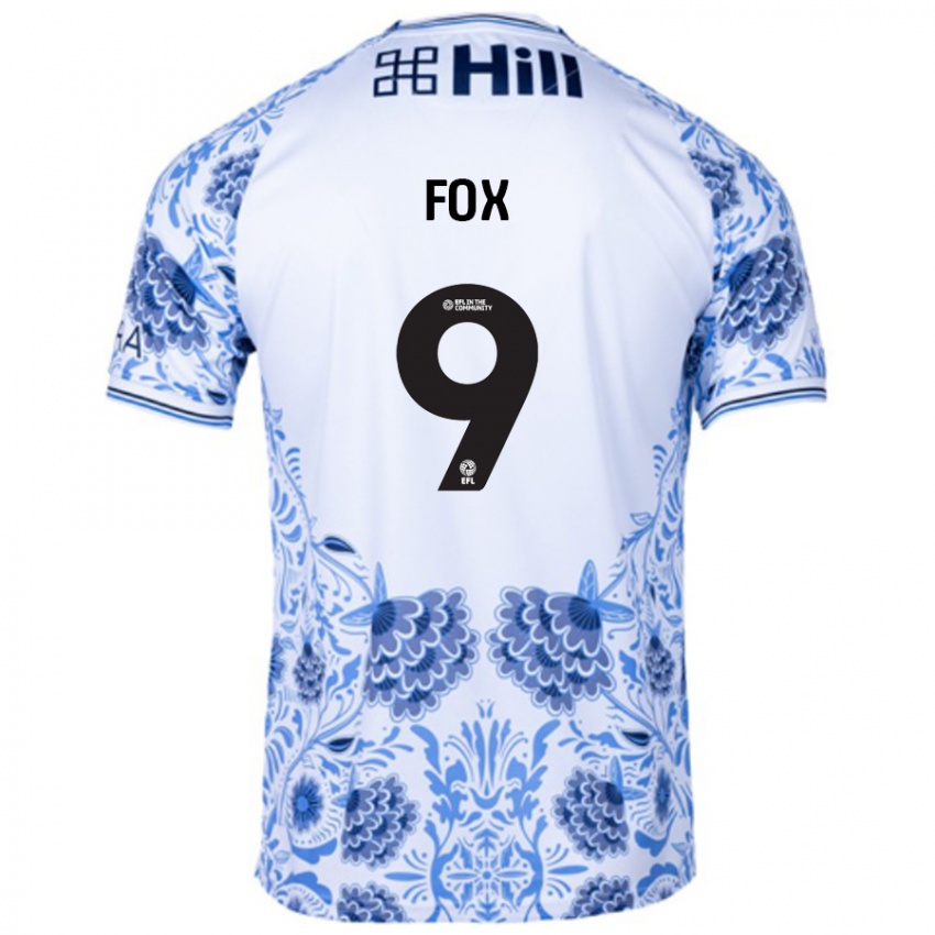 Homem Camisola Ruth Fox #9 Azul Branco Alternativa 2024/25 Camisa Brasil