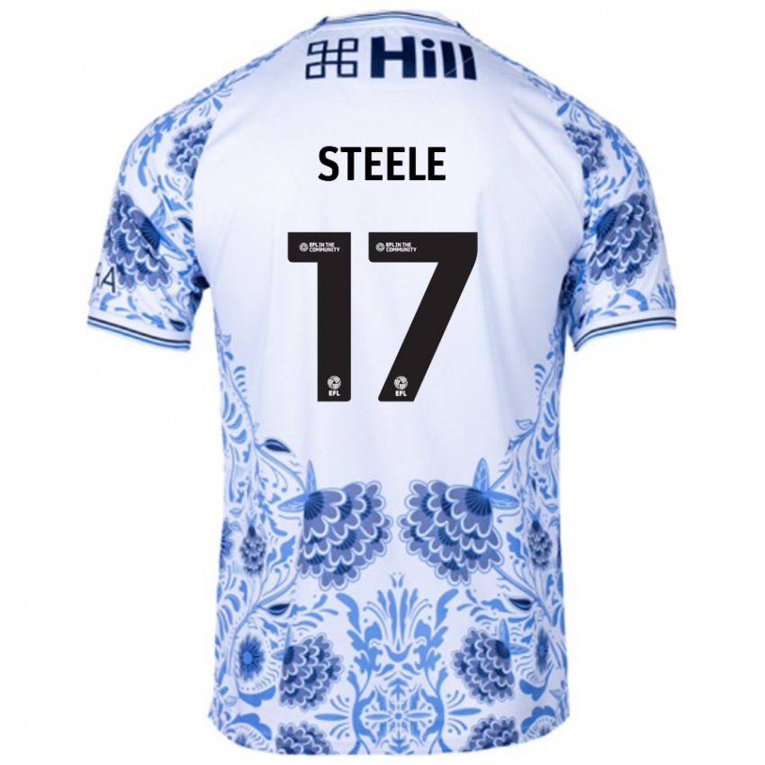 Homem Camisola Fran Steele #17 Azul Branco Alternativa 2024/25 Camisa Brasil