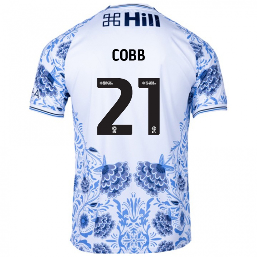 Homem Camisola Serena Cobb #21 Azul Branco Alternativa 2024/25 Camisa Brasil