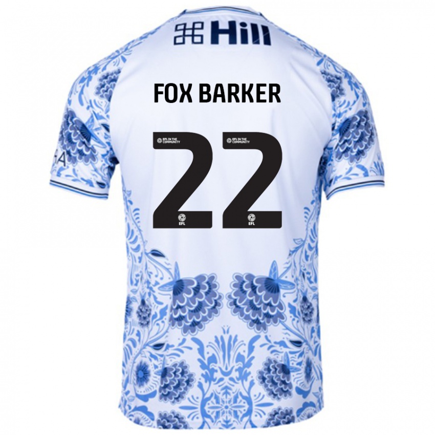 Homem Camisola Mistie Fox-Barker #22 Azul Branco Alternativa 2024/25 Camisa Brasil