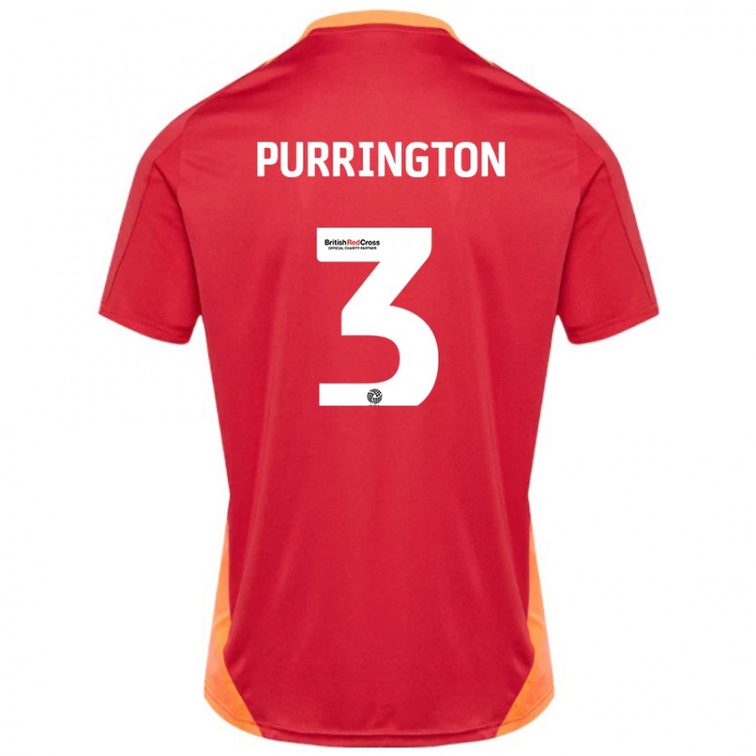 Homem Camisola Ben Purrington #3 Azul Desligado Branco Alternativa 2024/25 Camisa Brasil