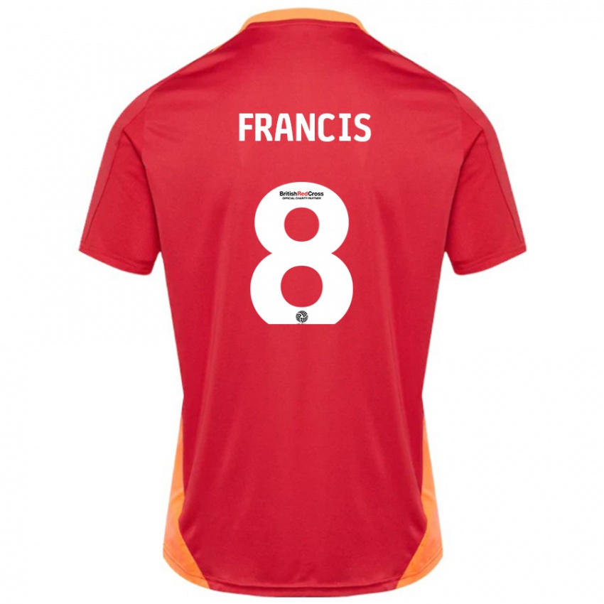 Homem Camisola Ed Francis #8 Azul Desligado Branco Alternativa 2024/25 Camisa Brasil