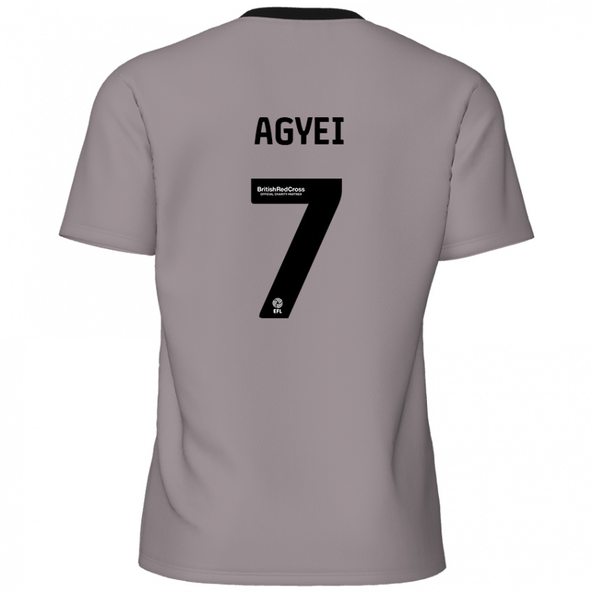 Homem Camisola Dan Agyei #7 Cinzento Alternativa 2024/25 Camisa Brasil