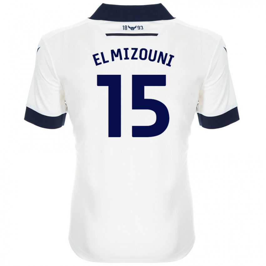 Homem Camisola Idris El Mizouni #15 Azul-Marinho Branco Alternativa 2024/25 Camisa Brasil