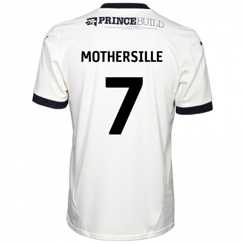 Homem Camisola Malik Mothersille #7 Fora De Branco Preto Alternativa 2024/25 Camisa Brasil