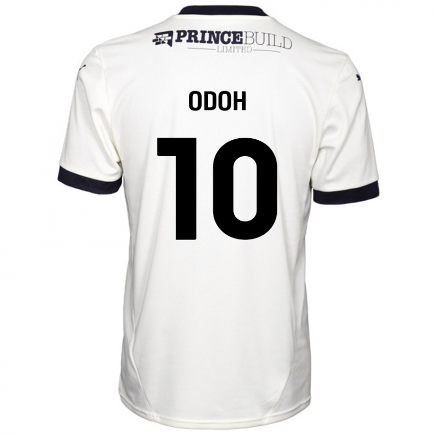 Homem Camisola Abraham Odoh #10 Fora De Branco Preto Alternativa 2024/25 Camisa Brasil