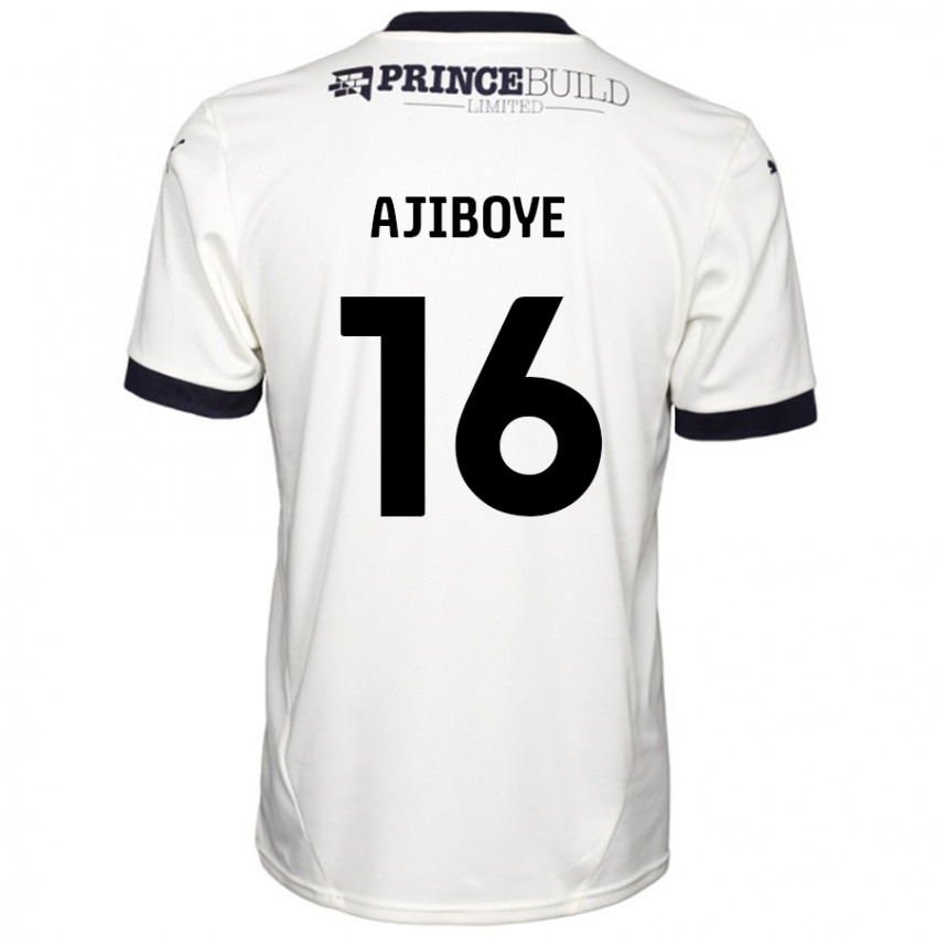 Homem Camisola David Ajiboye #16 Fora De Branco Preto Alternativa 2024/25 Camisa Brasil