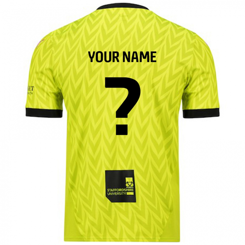 Homem Camisola Seu Nome #0 Verde Fluorescente Alternativa 2024/25 Camisa Brasil