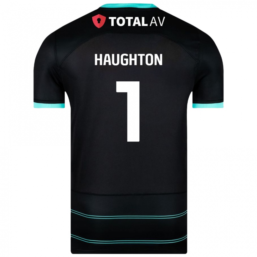 Homem Camisola Hannah Haughton #1 Preto Alternativa 2024/25 Camisa Brasil