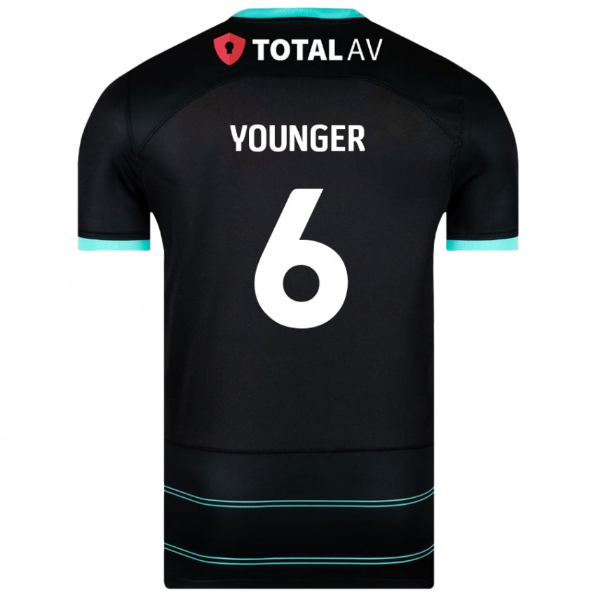 Homem Camisola Jazz Younger #6 Preto Alternativa 2024/25 Camisa Brasil