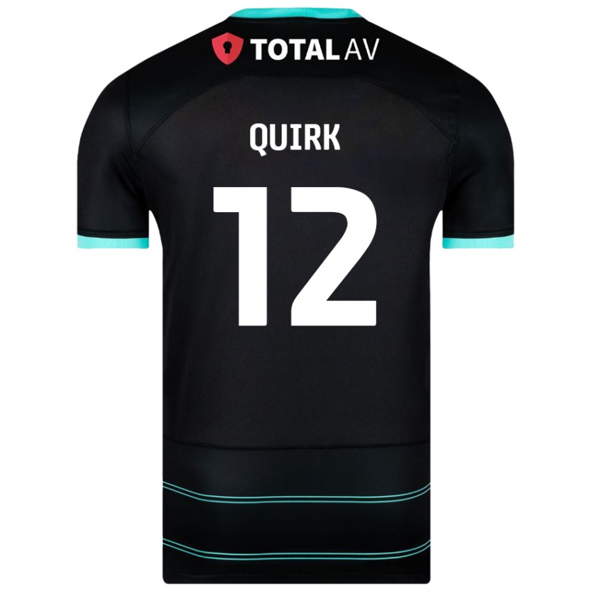 Homem Camisola Sophie Quirk #12 Preto Alternativa 2024/25 Camisa Brasil