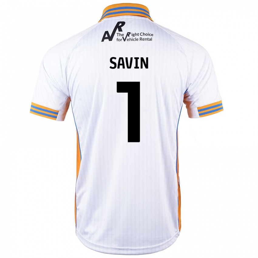 Homem Camisola Toby Savin #1 Branco Alternativa 2024/25 Camisa Brasil