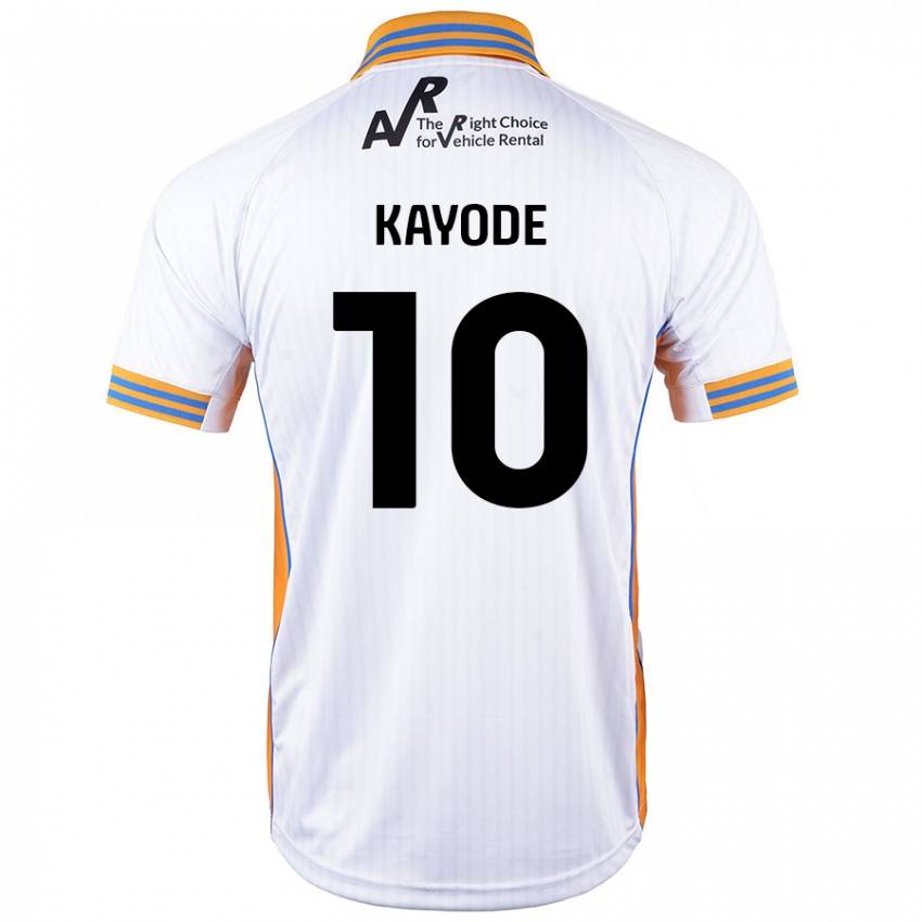 Homem Camisola Joshua Kayode #10 Branco Alternativa 2024/25 Camisa Brasil