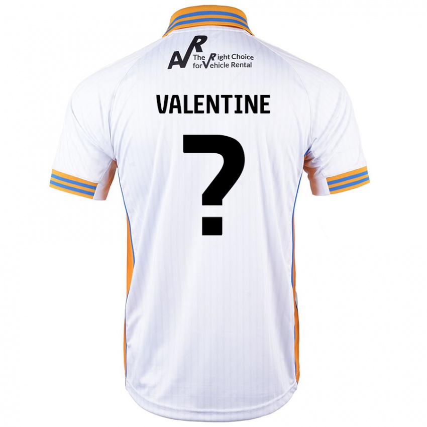 Homem Camisola Jayden Valentine #0 Branco Alternativa 2024/25 Camisa Brasil