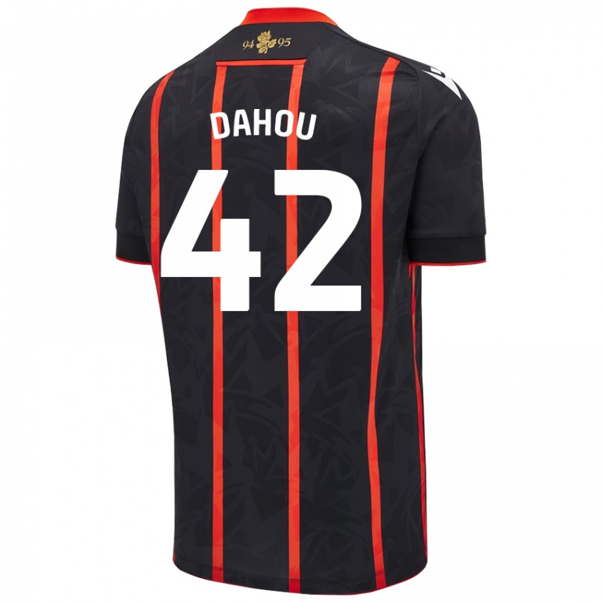 Homem Camisola Jemima Dahou #42 Vermelho Preto Alternativa 2024/25 Camisa Brasil