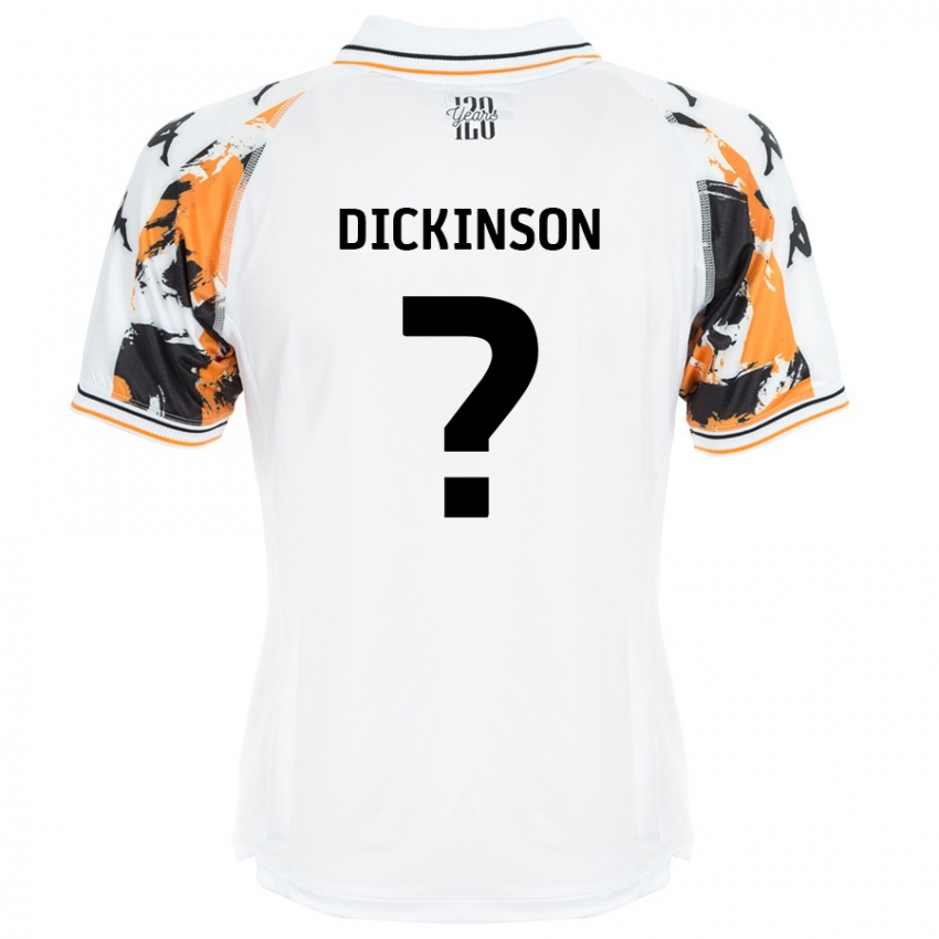 Homem Camisola George Dickinson #0 Branco Alternativa 2024/25 Camisa Brasil