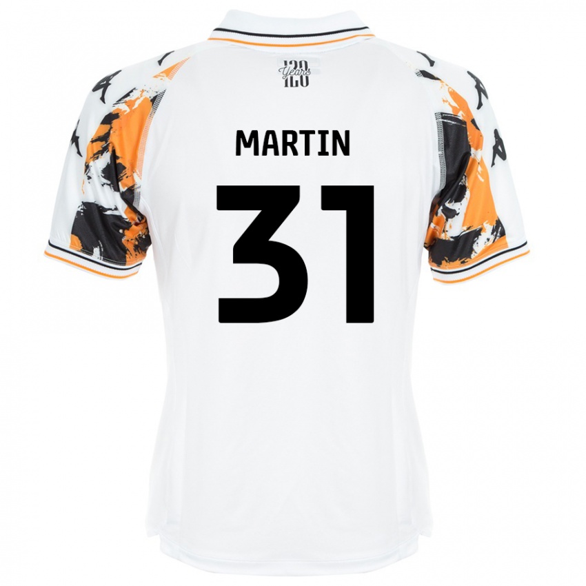 Homem Camisola Faith Martin #31 Branco Alternativa 2024/25 Camisa Brasil