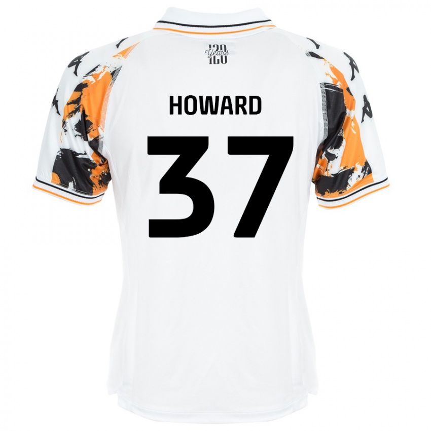 Homem Camisola Scarlet Howard #37 Branco Alternativa 2024/25 Camisa Brasil