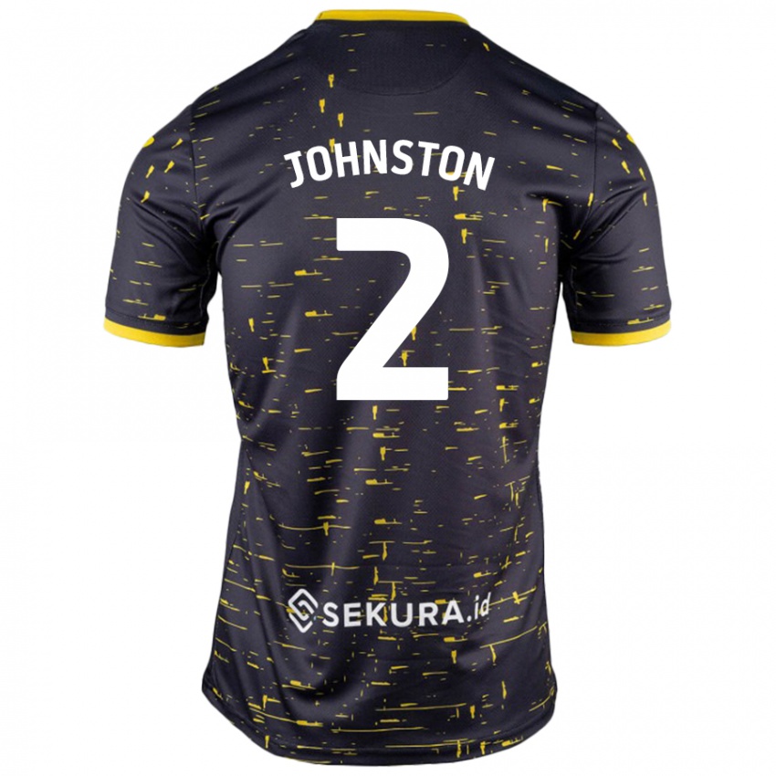 Homem Camisola Chardonnay Johnston #2 Amarelo Preto Alternativa 2024/25 Camisa Brasil