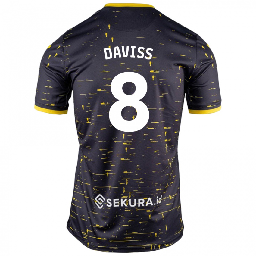 Homem Camisola Millie Daviss #8 Amarelo Preto Alternativa 2024/25 Camisa Brasil