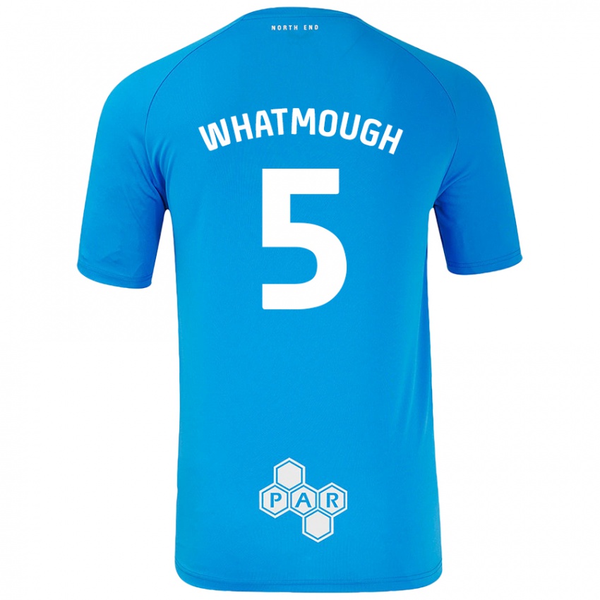 Homem Camisola Jack Whatmough #5 Céu Azul Alternativa 2024/25 Camisa Brasil