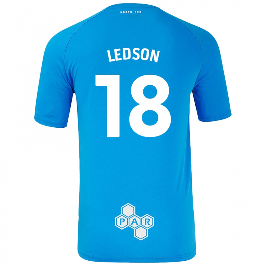 Homem Camisola Ryan Ledson #18 Céu Azul Alternativa 2024/25 Camisa Brasil