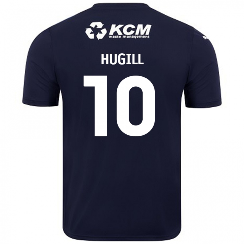 Homem Camisola Jordan Hugill #10 Azul Marinho Alternativa 2024/25 Camisa Brasil