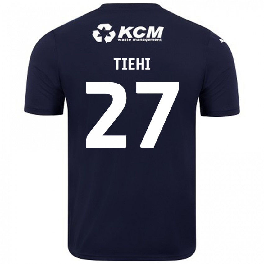 Homem Camisola Christ Tiehi #27 Azul Marinho Alternativa 2024/25 Camisa Brasil