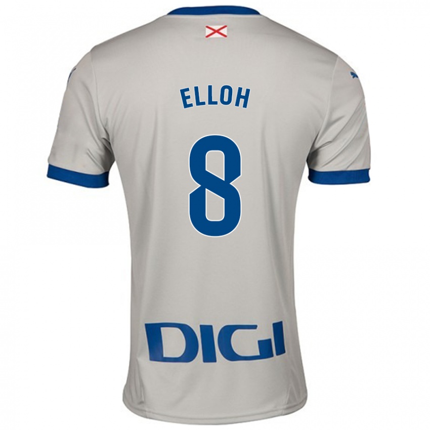 Homem Camisola Rebecca Elloh #8 Cinza Leve Alternativa 2024/25 Camisa Brasil