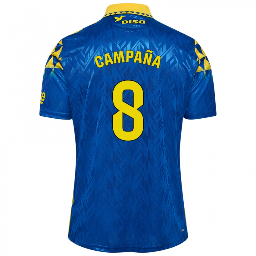 Homem Camisola José Campaña #8 Amarelo Azul Alternativa 2024/25 Camisa Brasil