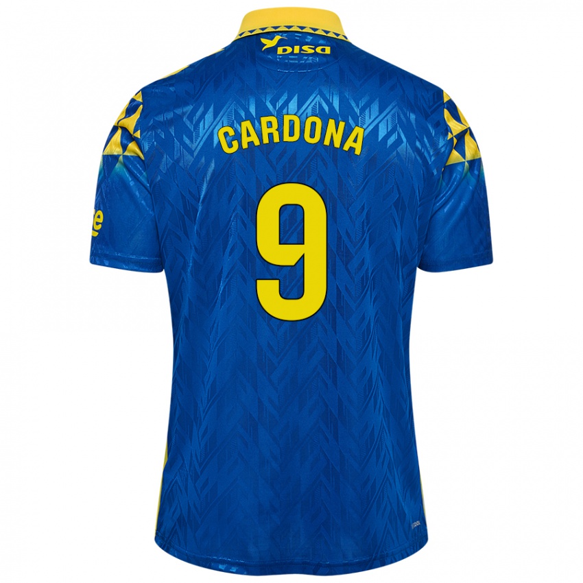 Homem Camisola Marc Cardona #9 Amarelo Azul Alternativa 2024/25 Camisa Brasil