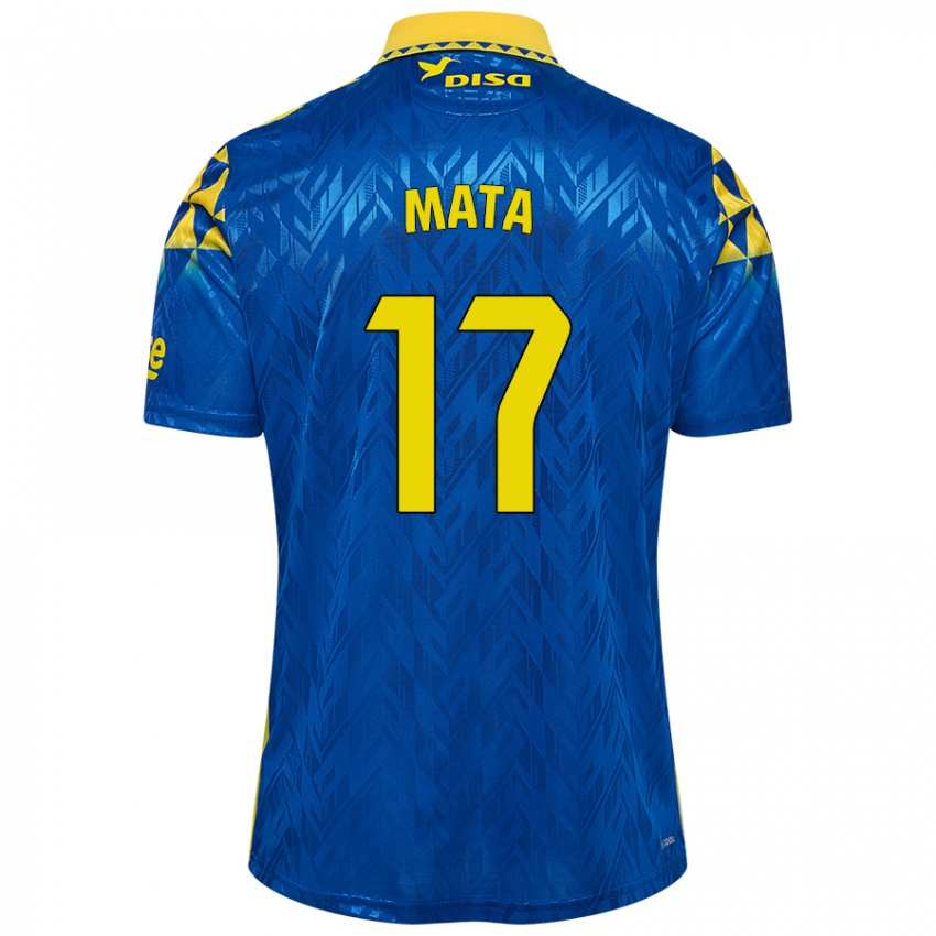 Homem Camisola Jaime Mata #17 Amarelo Azul Alternativa 2024/25 Camisa Brasil