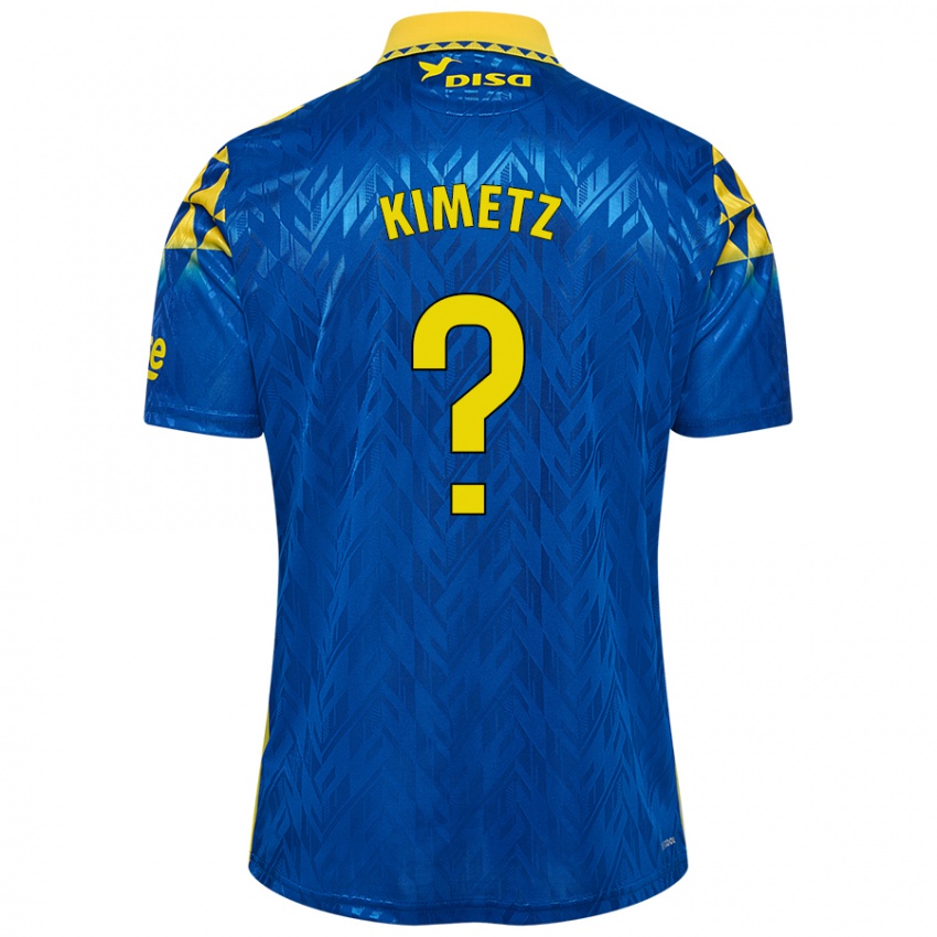 Homem Camisola Kimetz García #0 Amarelo Azul Alternativa 2024/25 Camisa Brasil