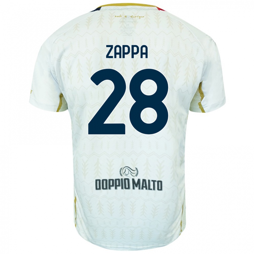 Homem Camisola Gabriele Zappa #28 Branco Alternativa 2024/25 Camisa Brasil