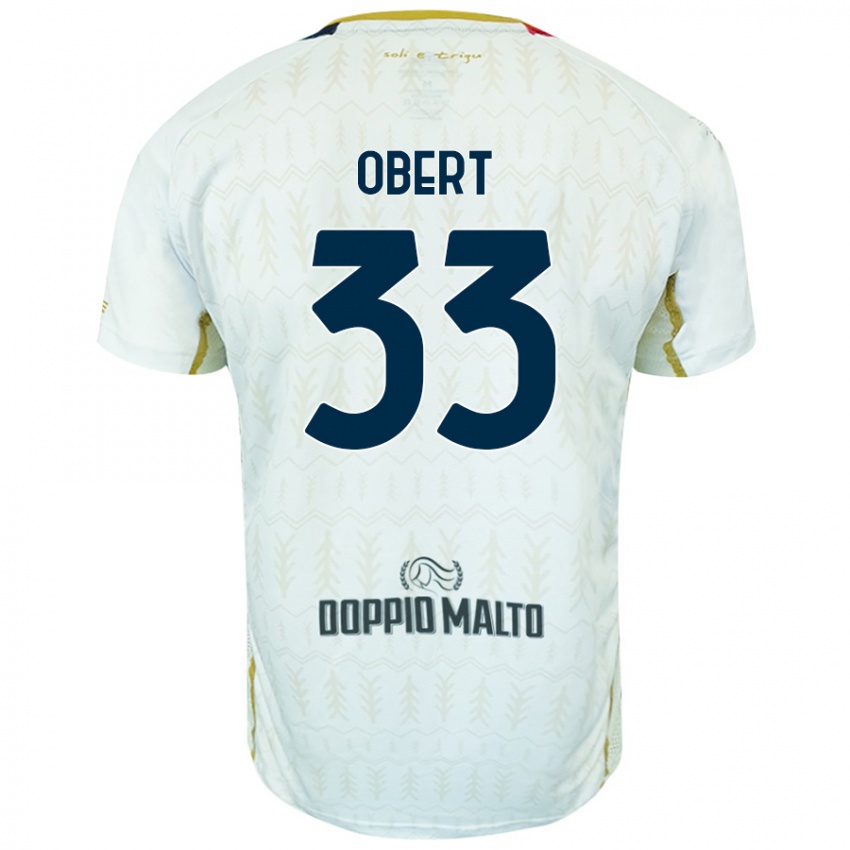 Homem Camisola Adam Obert #33 Branco Alternativa 2024/25 Camisa Brasil