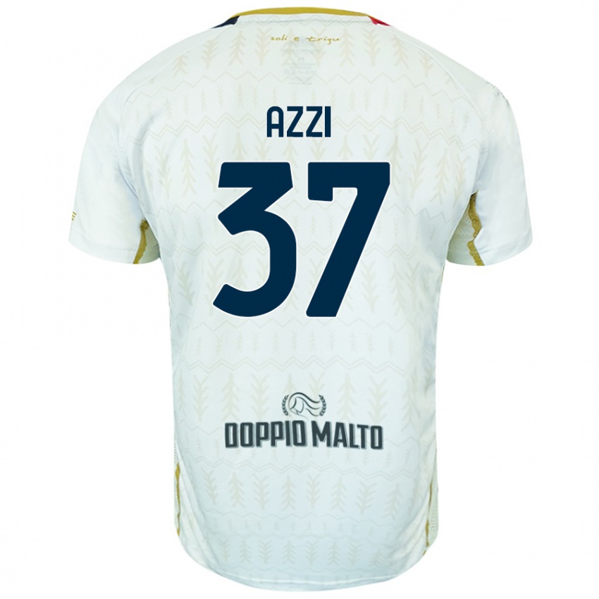 Homem Camisola Paulo Azzi #37 Branco Alternativa 2024/25 Camisa Brasil