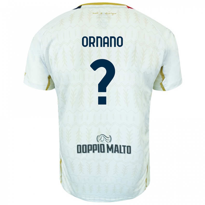 Homem Camisola Marco Ornano #0 Branco Alternativa 2024/25 Camisa Brasil