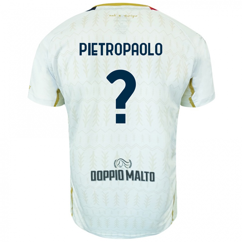 Homem Camisola Mario Pietropaolo #0 Branco Alternativa 2024/25 Camisa Brasil