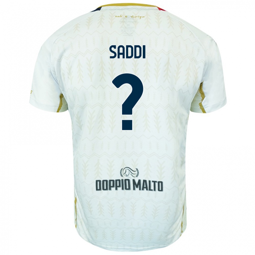 Homem Camisola Gianluca Saddi #0 Branco Alternativa 2024/25 Camisa Brasil