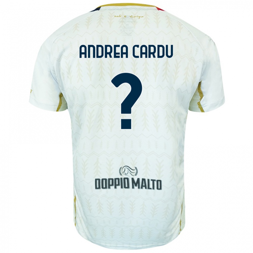 Homem Camisola Gian Andrea Cardu #0 Branco Alternativa 2024/25 Camisa Brasil