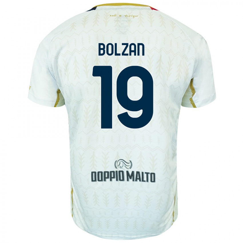 Homem Camisola Alessandro Bolzan #19 Branco Alternativa 2024/25 Camisa Brasil