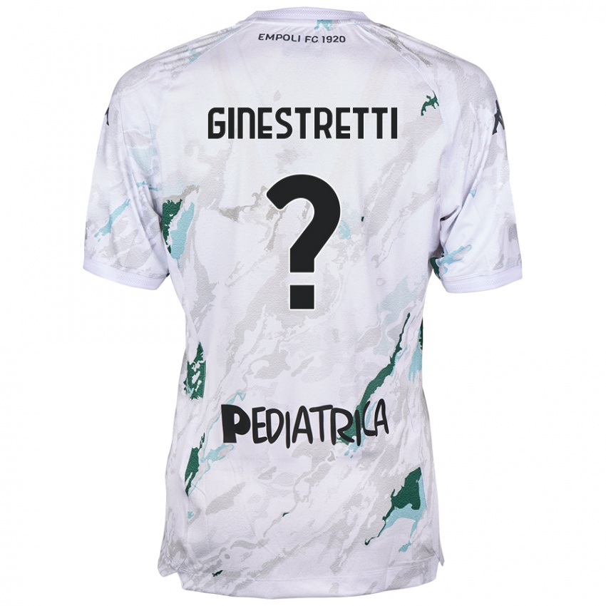 Homem Camisola Davide Ginestretti #0 Cinzento Alternativa 2024/25 Camisa Brasil