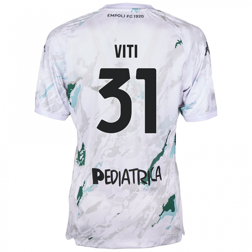 Homem Camisola Vittorio Viti #31 Cinzento Alternativa 2024/25 Camisa Brasil