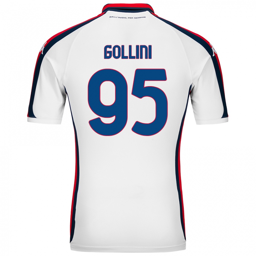 Homem Camisola Pierluigi Gollini #95 Branco Alternativa 2024/25 Camisa Brasil