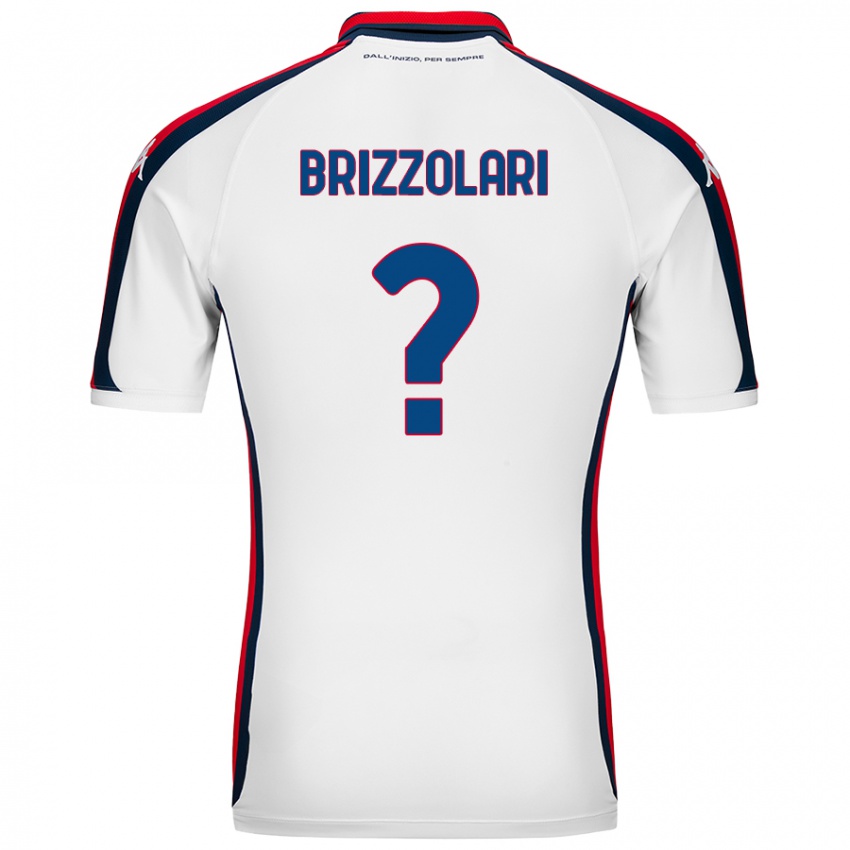 Homem Camisola Mattia Brizzolari #0 Branco Alternativa 2024/25 Camisa Brasil