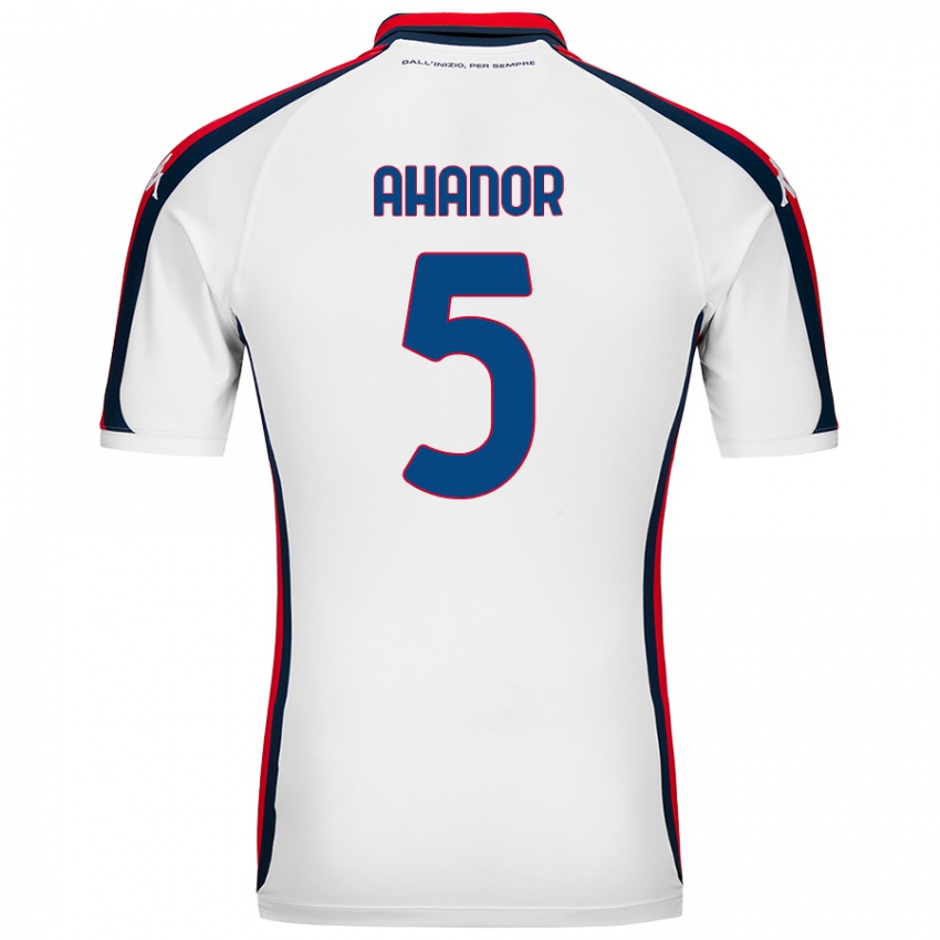 Homem Camisola Honest Ahanor #5 Branco Alternativa 2024/25 Camisa Brasil