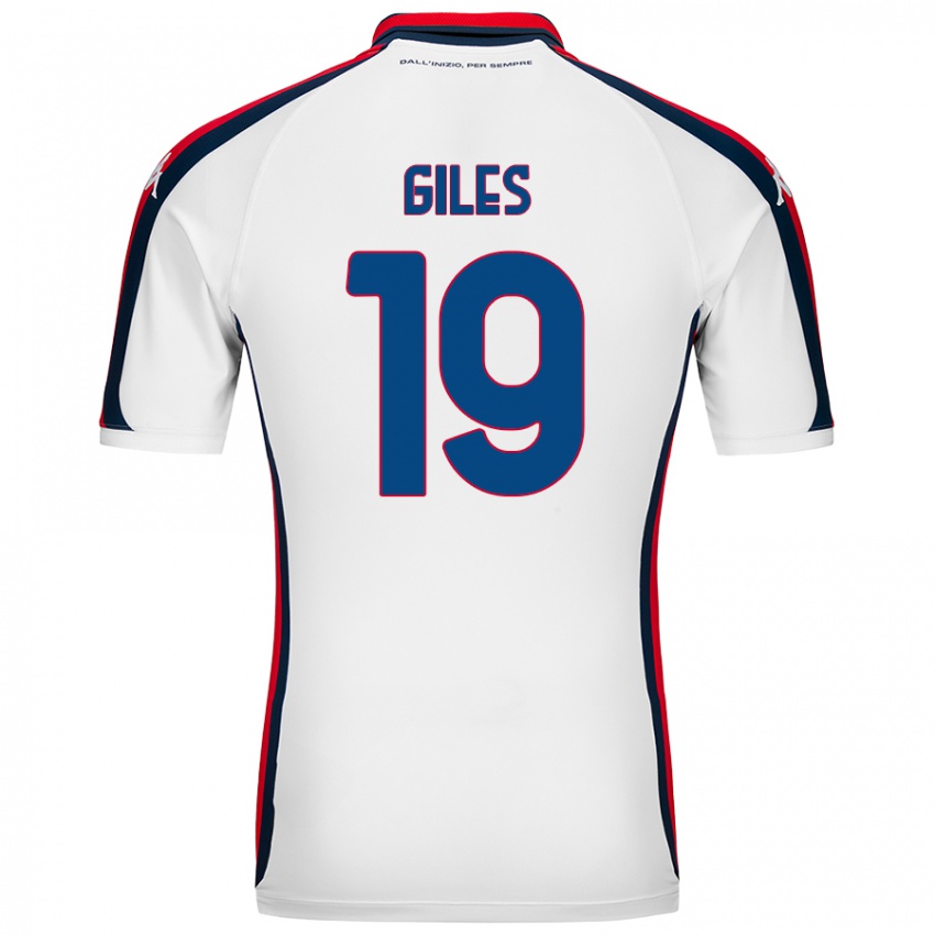 Homem Camisola Heidi Giles #19 Branco Alternativa 2024/25 Camisa Brasil