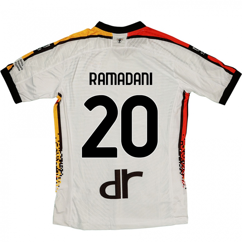 Homem Camisola Ylber Ramadani #20 Preto Branco Alternativa 2024/25 Camisa Brasil